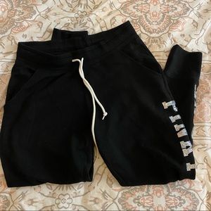 VS PINK BLING JOGGERS SIZE MEDIUM